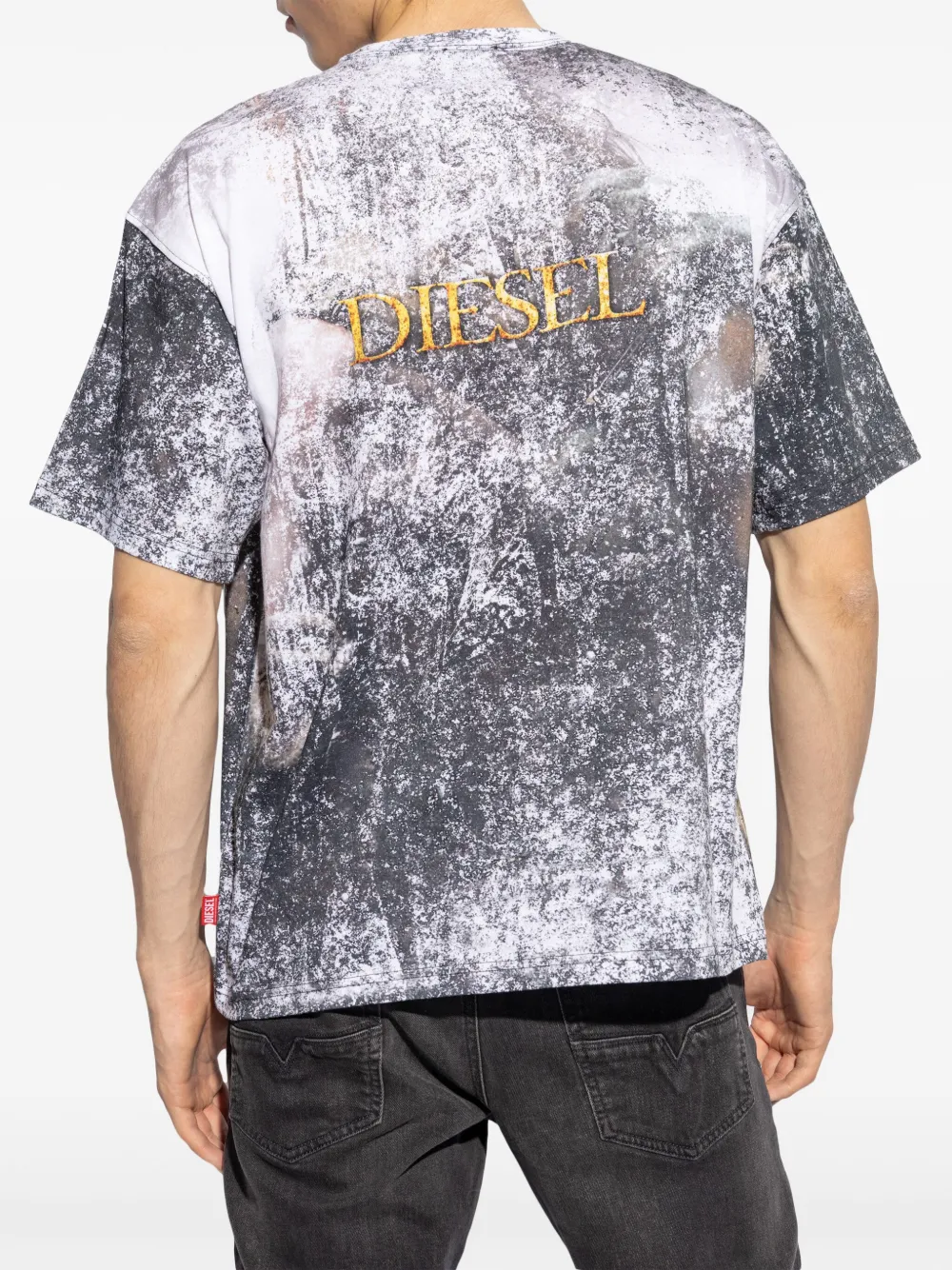 Diesel T-shirt met grafische print Wit