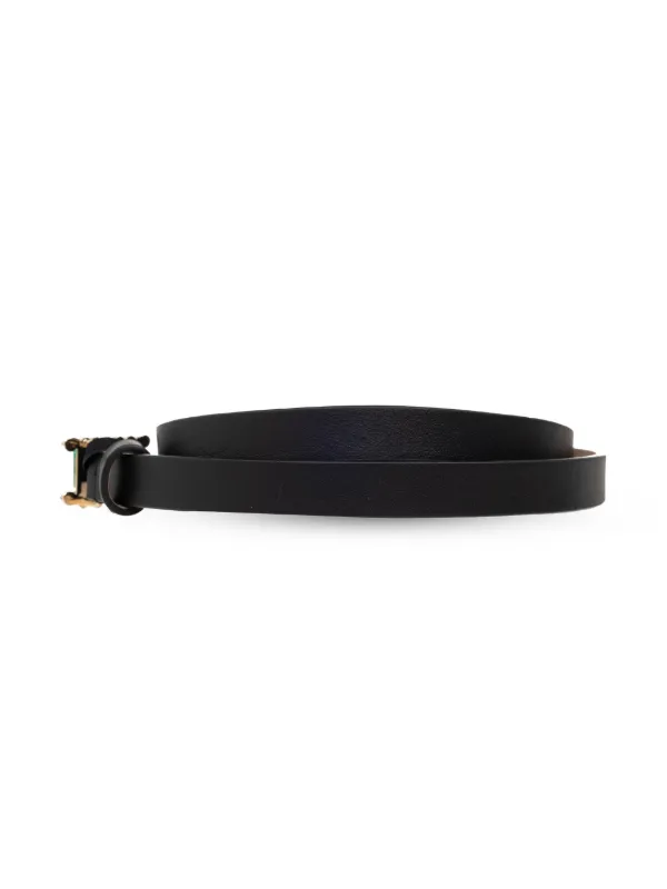 【MAX MARA 】 ロゴバックルレザーベルト Max Mara ロゴバックル レザーベルト | ブラック | FARFETCH JP