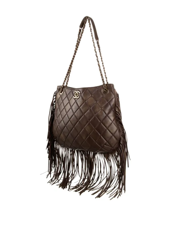 CHANEL Pre-Owned 2014 Paris Dallas Metièrs D'Art Fringed Shoulder