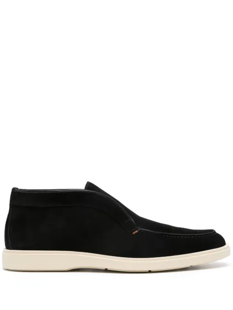 Santoni 스웨이드 슬립온 부츠