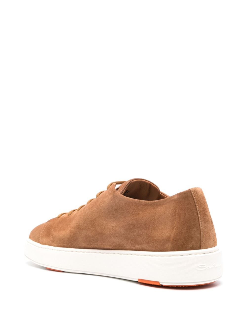 Santoni Suède sneakers Bruin