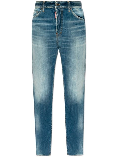 DSQUARED2 layered-effect straight-leg jeans Men