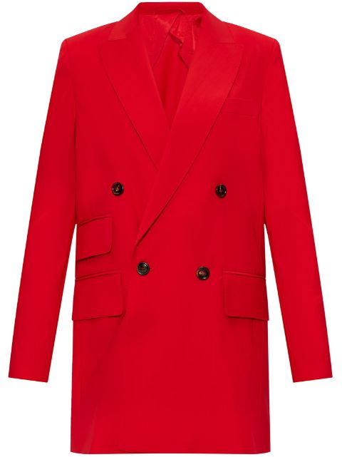 Max Mara double-breasted virgin-wool blazer Women