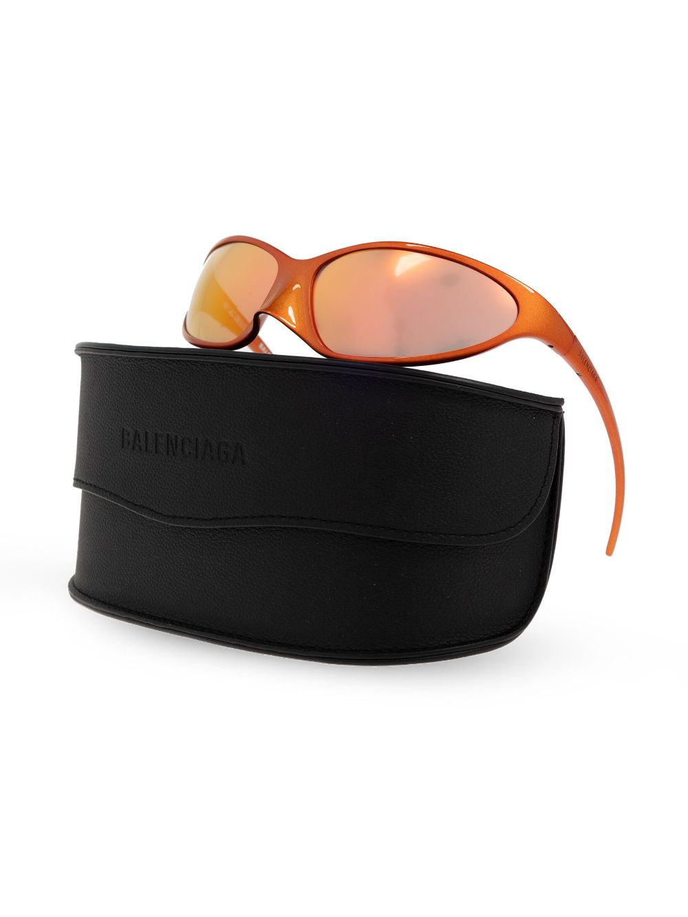 Balenciaga Eyewear 4G cat-eye mirrored sunglasses - Oranje