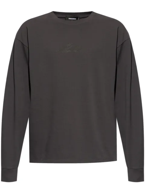 DSQUARED2 Icon drop-shoulder cotton T-shirt 