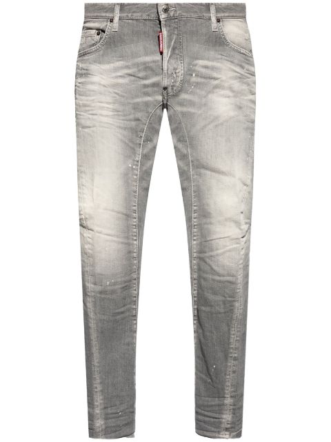 DSQUARED2 distressed low-rise skinny jeans Men