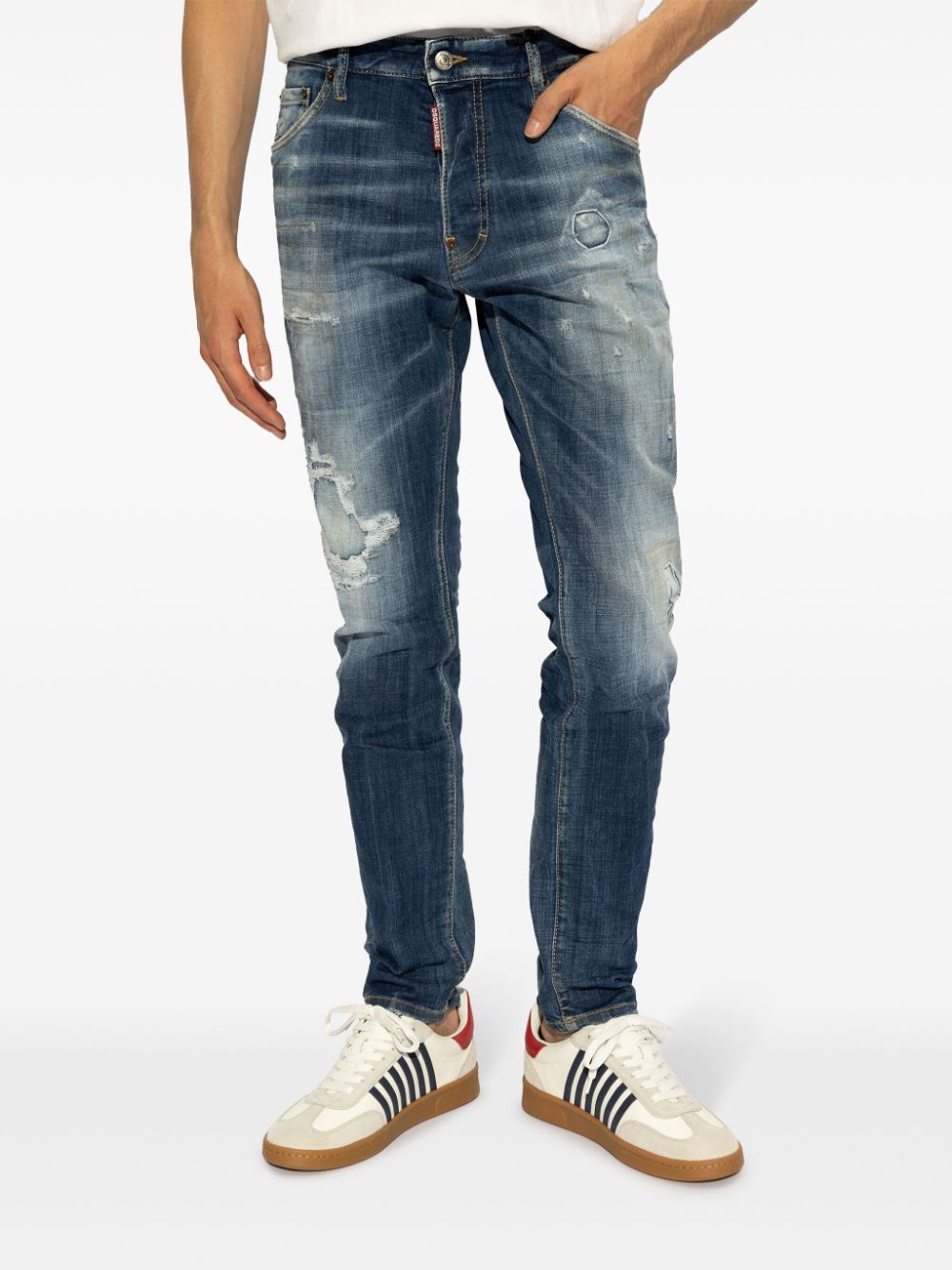 DSQUARED2 distressed slim-cut jeans Men