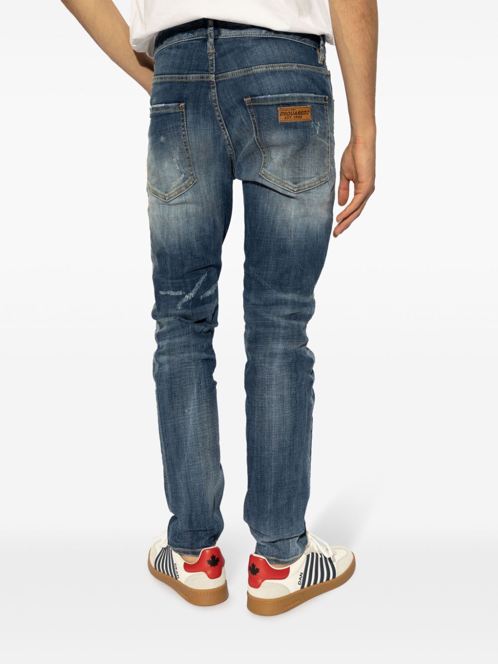 DSQUARED2 distressed slim-cut jeans Men