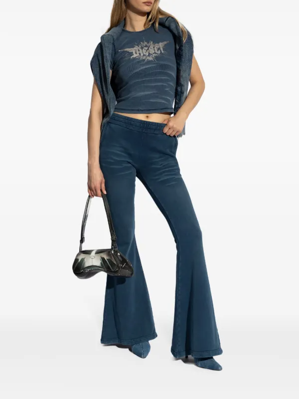 Diesel P-BEL Cotton Sweatpants | Blue | FARFETCH