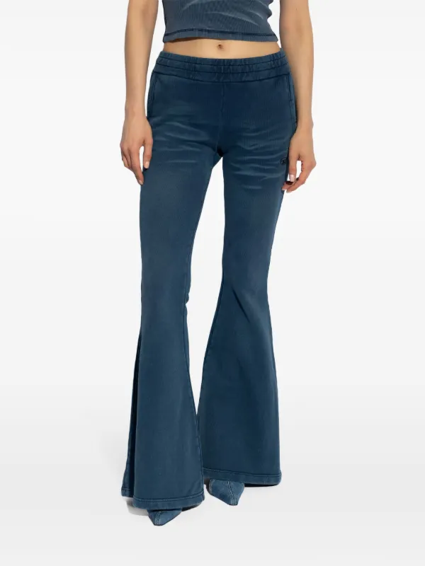 Diesel P-BEL Cotton Sweatpants | Blue | FARFETCH SG