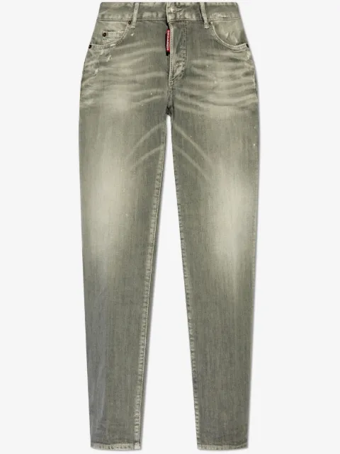 DSQUARED2 logo patch jeans
