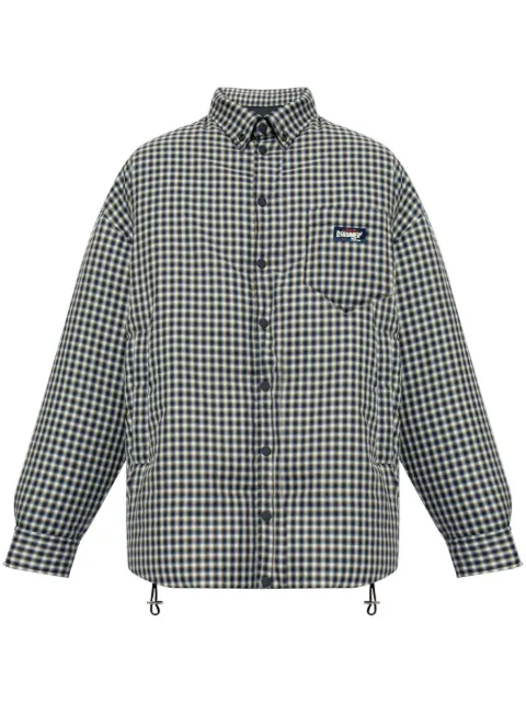DSQUARED2 check-pattern padded jacket 