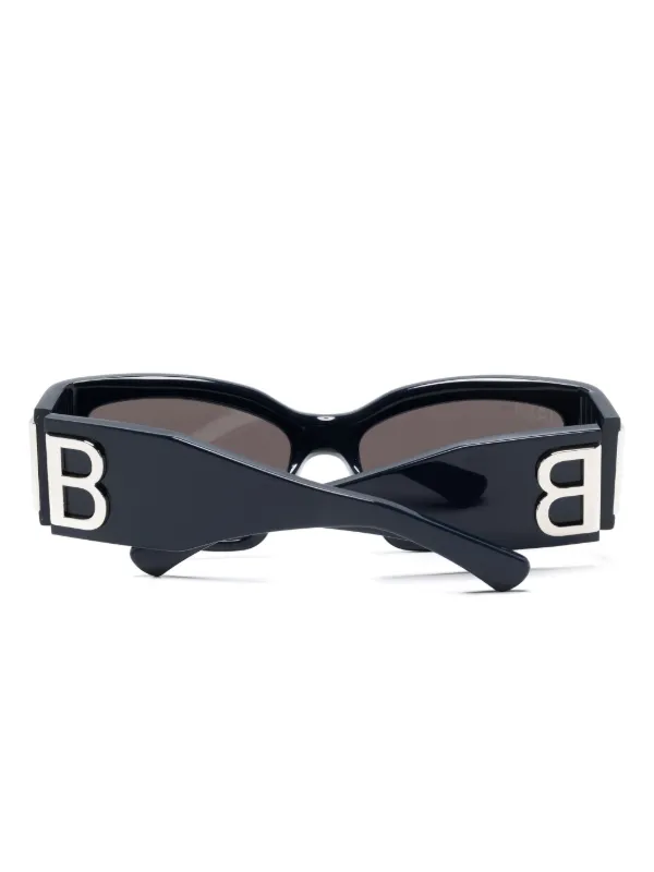 Balenciaga Eyewear Bossy Sunglasses | Blue | FARFETCH