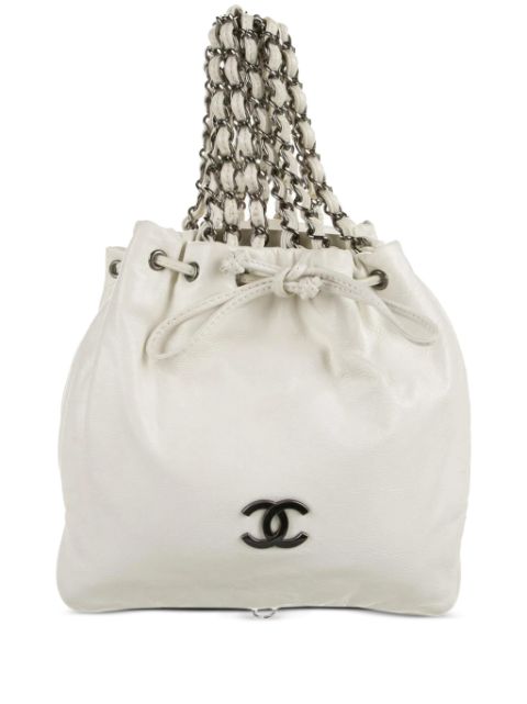 HOT SALE CHANEL 2007 mini Dual Twin tote bag Women