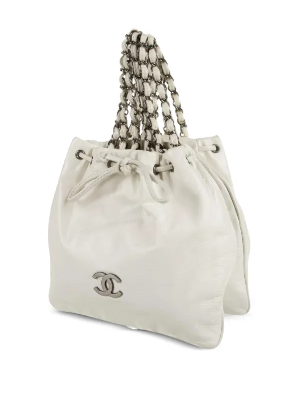CHANEL Pre-Owned 2007 デュアル ツイン ミニバッグ | ホワイト