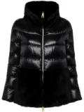 Herno faux-fur quilted down jacket - Black
