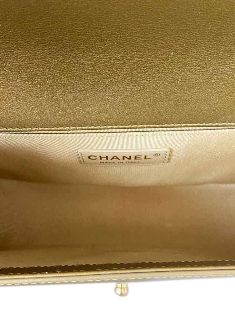 Affordable HOT SALE CHANEL 2017 medium Boy metallic shoulder bag Women