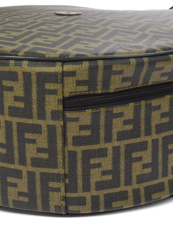 Fendi Zucca Canvas Shoulder Bag Pre- #277448F75B FENDI Zucca Canvas Tote Bag Black Brown Auth 147544 | eBay main image 4
