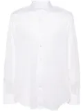 Mazzarelli spread-collar cotton shirt - White