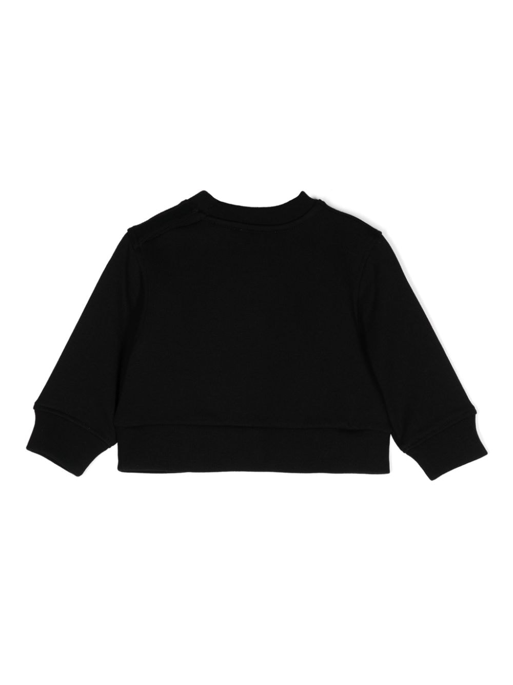 Shop Burberry Pear Cotton Sweatshirt In Black