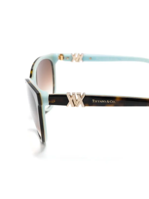 某メーカー & Tiffany Co. ラウンドサングラス トータスシェル Pre-Owned 小物