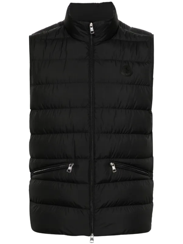 Moncler Treompan Gilet Black FARFETCH AE