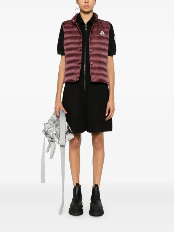 MONCLER LIANE ジレ Moncler Liane Padded Gilet | Red | FARFETCH