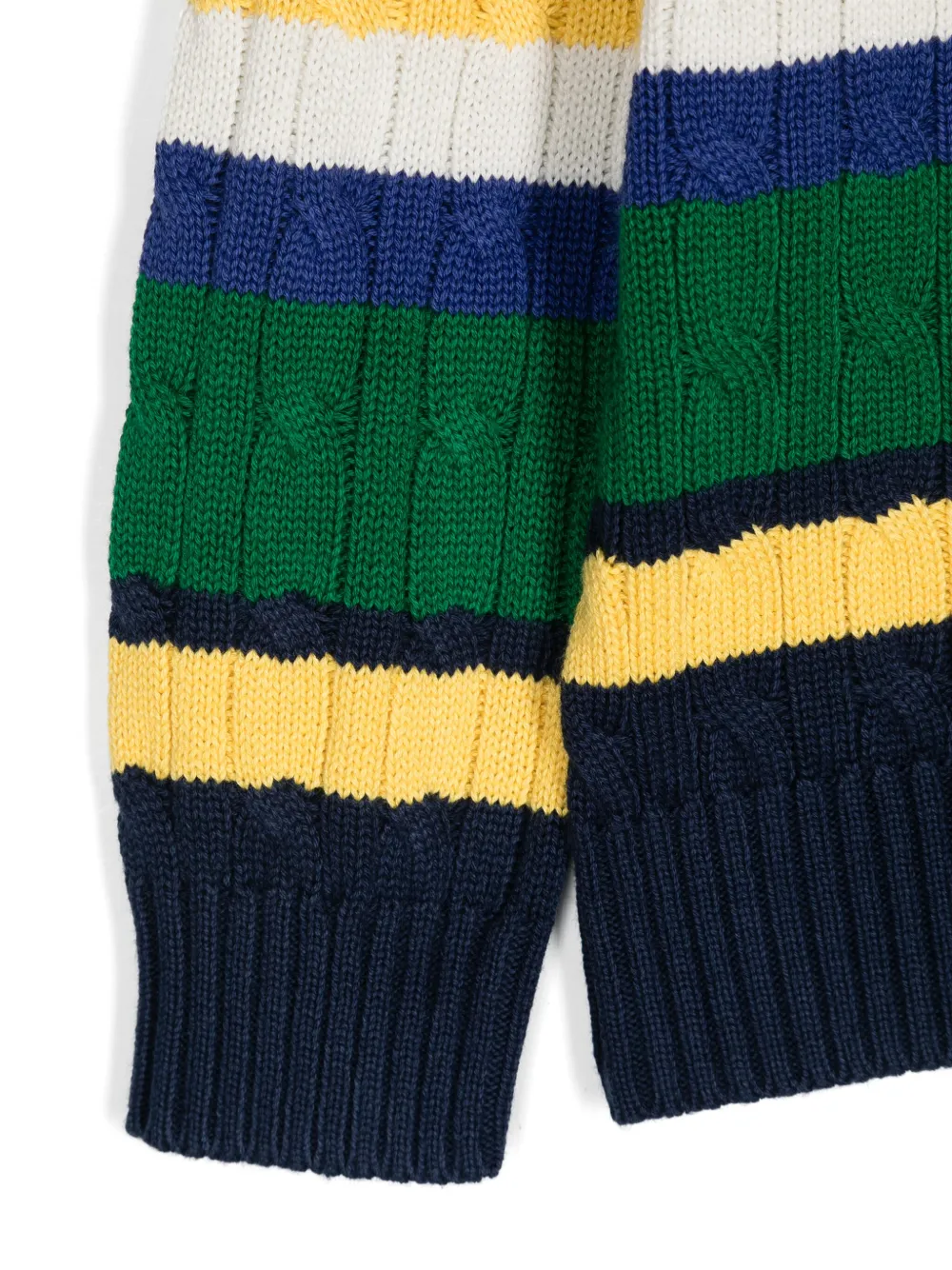 POLO RALPH LAUREN KIDS Kabelgebreide trui Blauw
