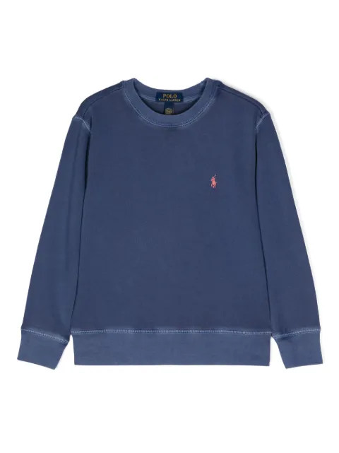 POLO RALPH LAUREN KIDS Polo Pony cotton-blend sweatshirt 