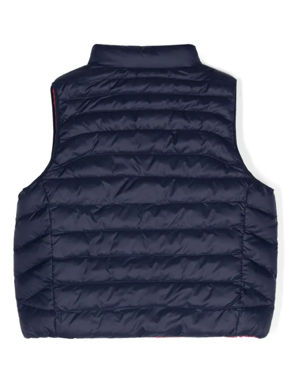 POLO RALPH LAUREN KIDS Poly Pony Quilted Gilet Blue FARFETCH TR