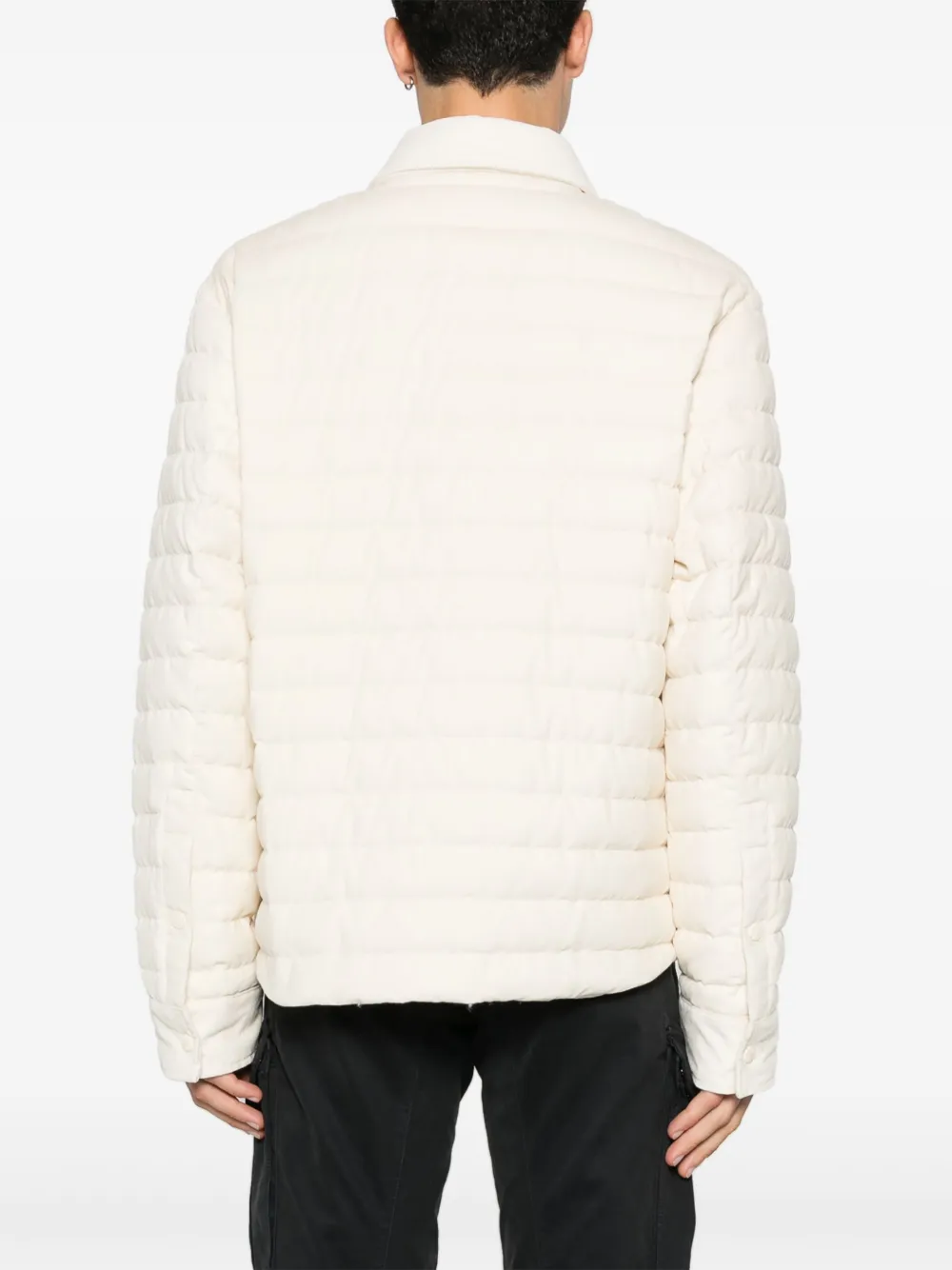 Moncler Coromell gewatteerd shirtjack Beige