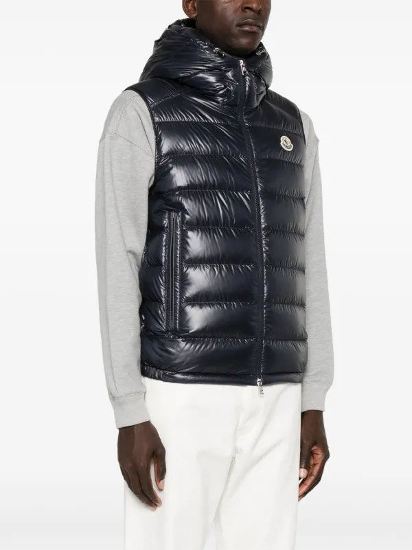 Moncler Barant Padded Gilet | Blue | FARFETCH PL
