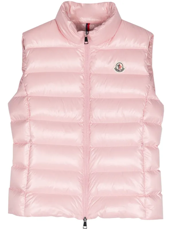 Moncler Ghany Padded Gilet Pink FARFETCH HK