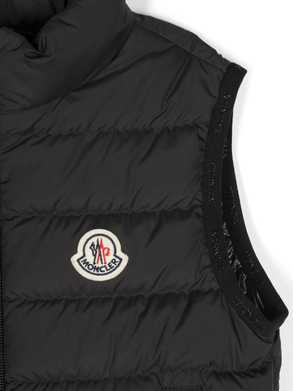 Moncler Enfant Contrin bodywarmer Zwart