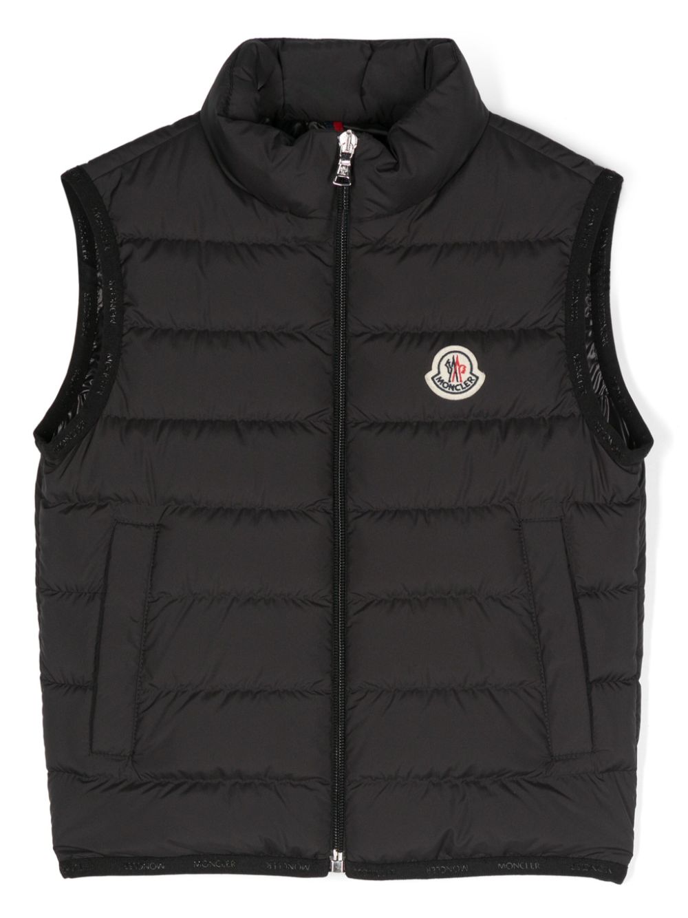 Moncler Enfant Contrin bodywarmer Zwart