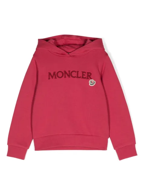 Moncler Enfant logo-embroidered hoodie