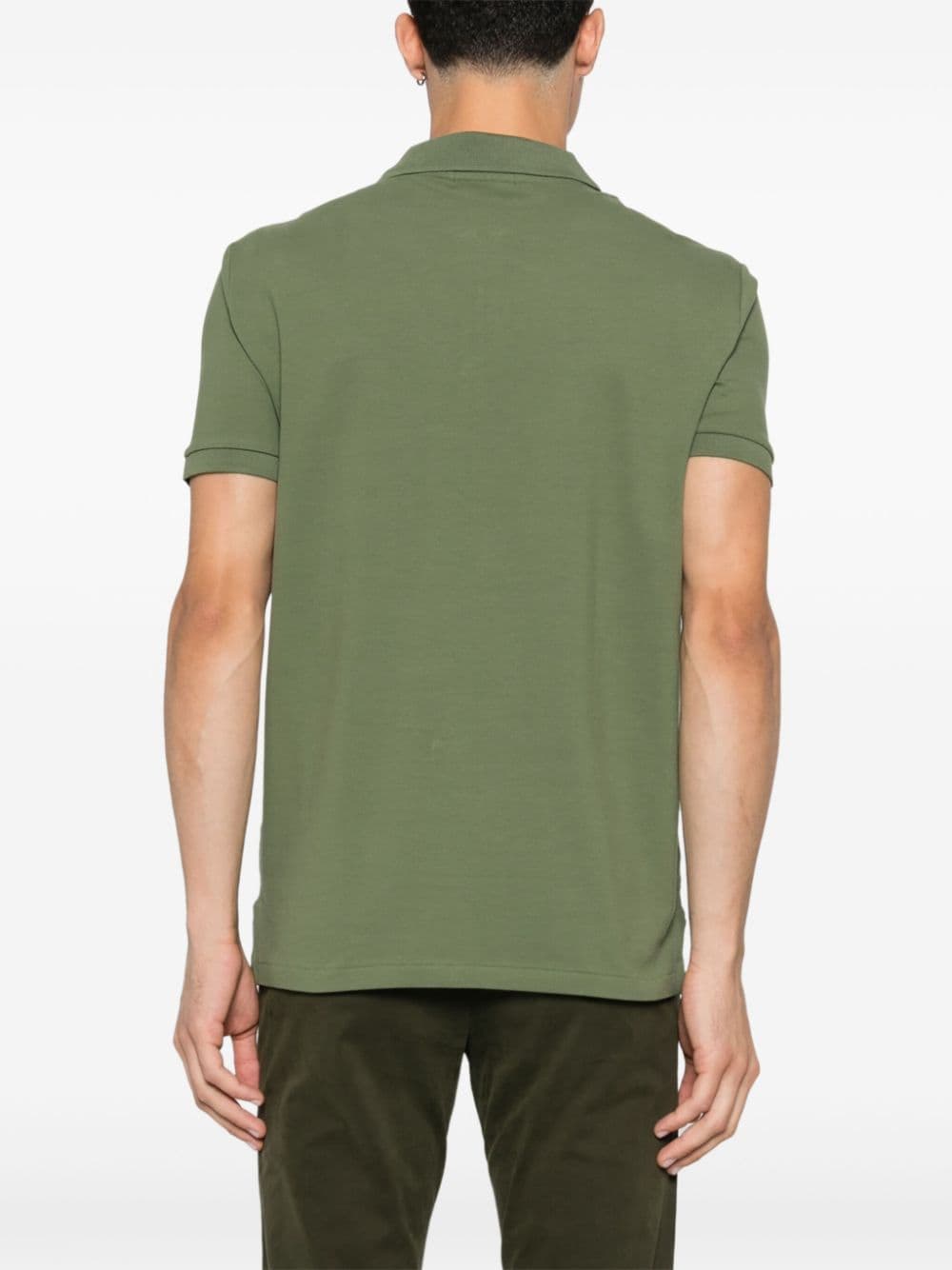 Shop Polo Ralph Lauren Stretch Polo Shirt In Green