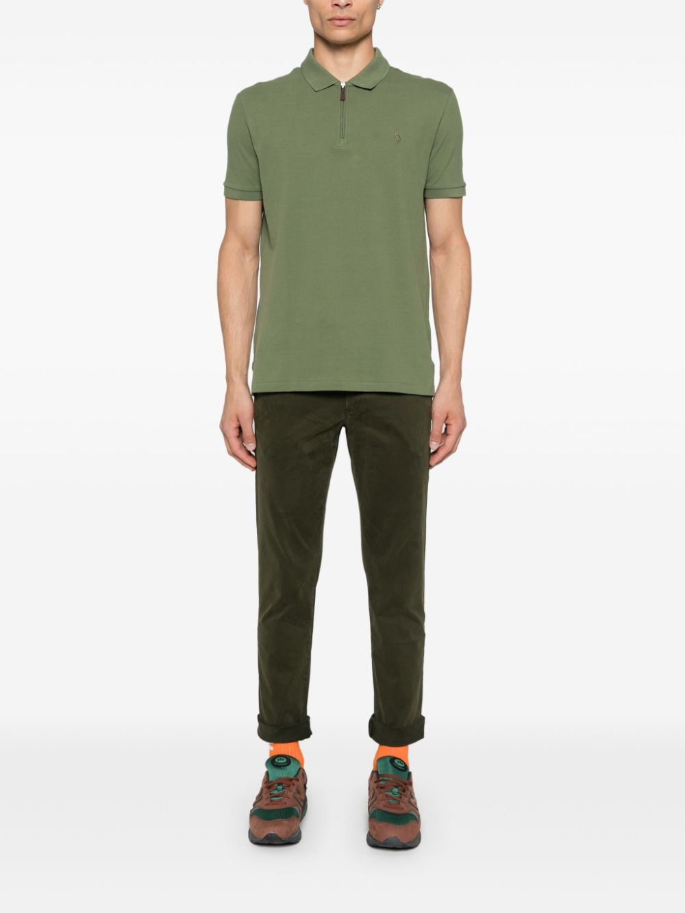 Shop Polo Ralph Lauren Jarret Trousers In Green