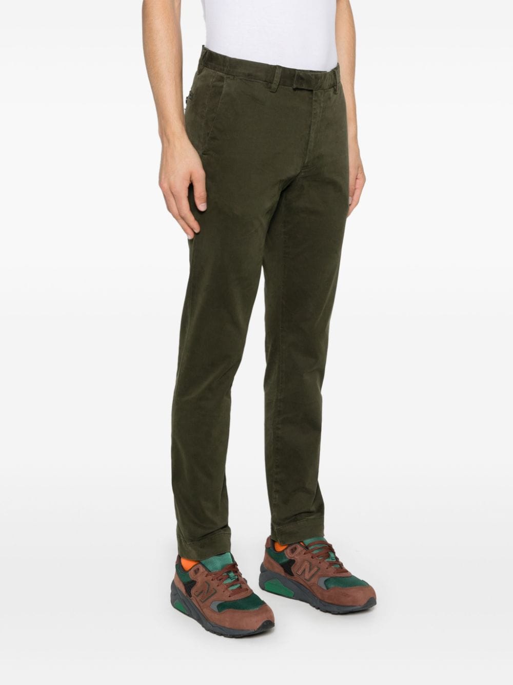 Shop Polo Ralph Lauren Jarret Trousers In Green