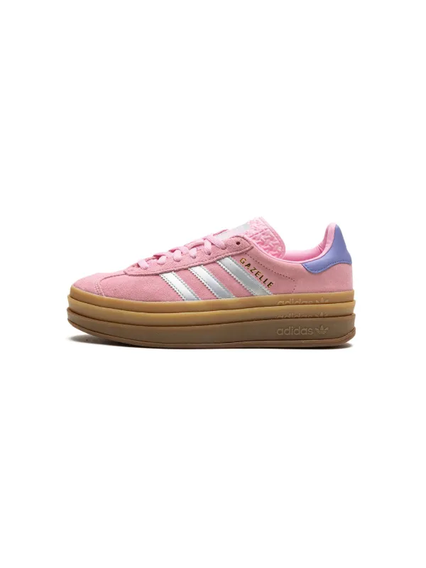 Adidas Kids Gazelle True Pink Silver Sneakers Farfetch