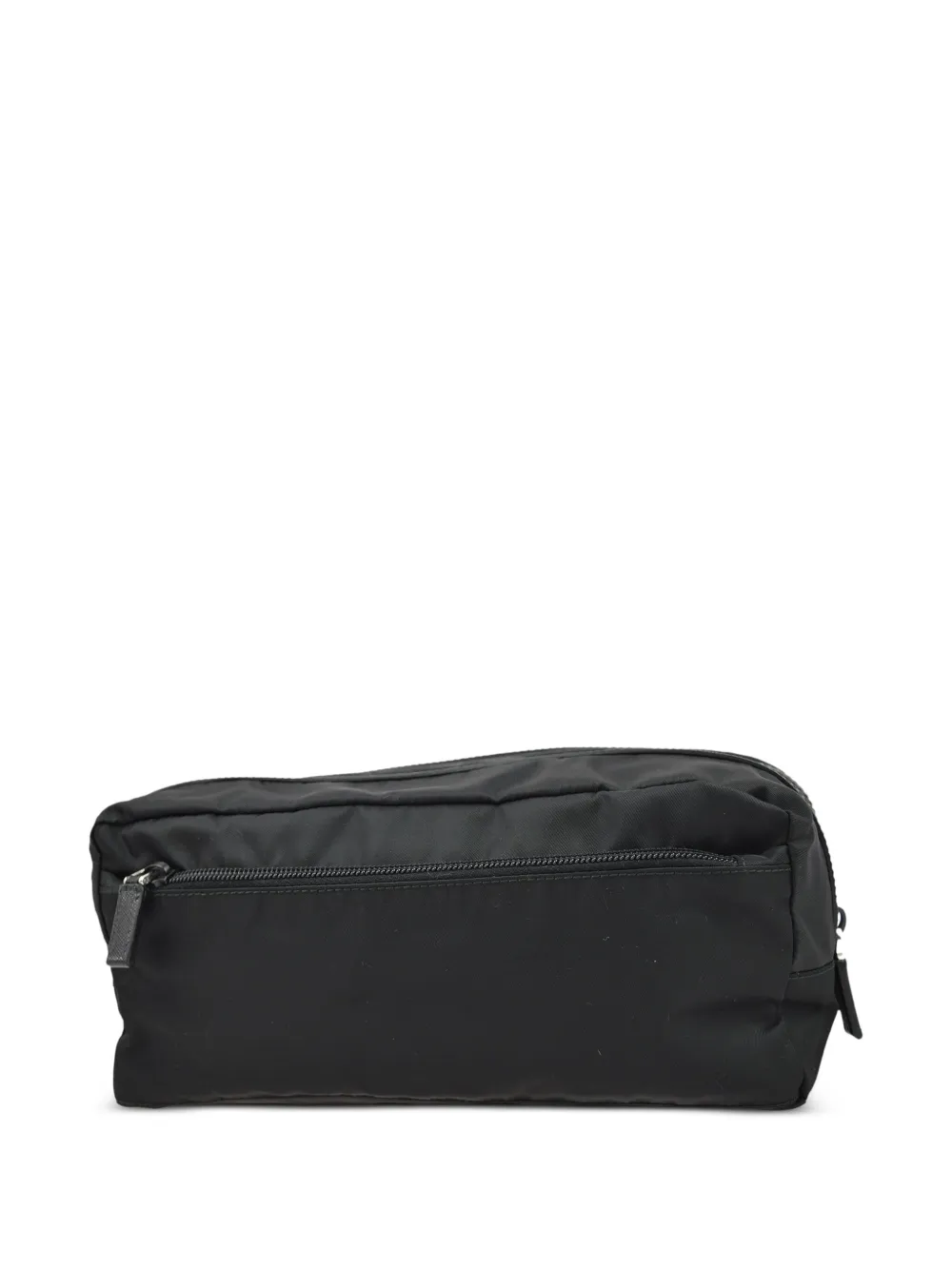 Prada Pre-Owned 1990-2000s clutch met logopatch - Zwart