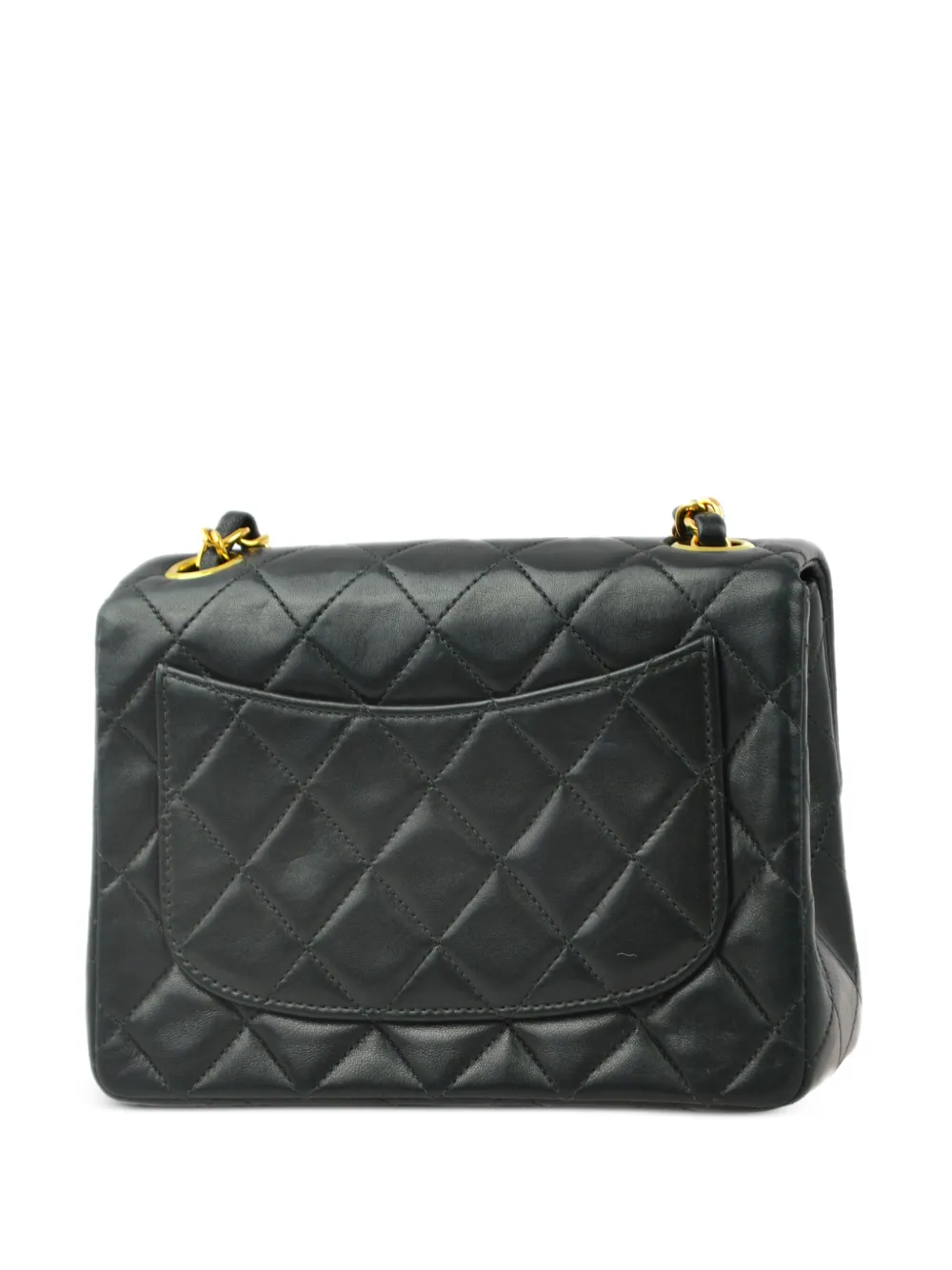 CHANEL Pre-Owned 1997 mini Square Classic Flap schoudertas - Zwart