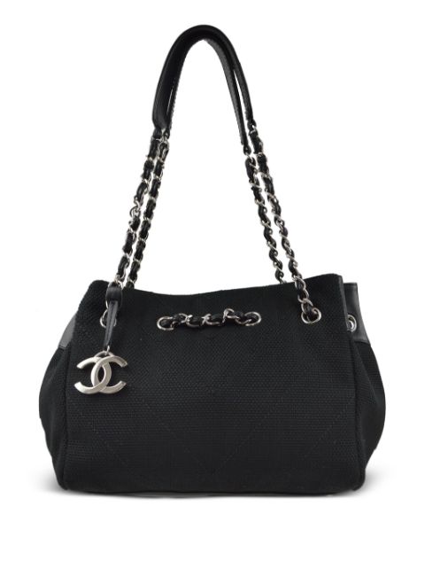 CHANEL 2007 chevron-quilted tote bag Women