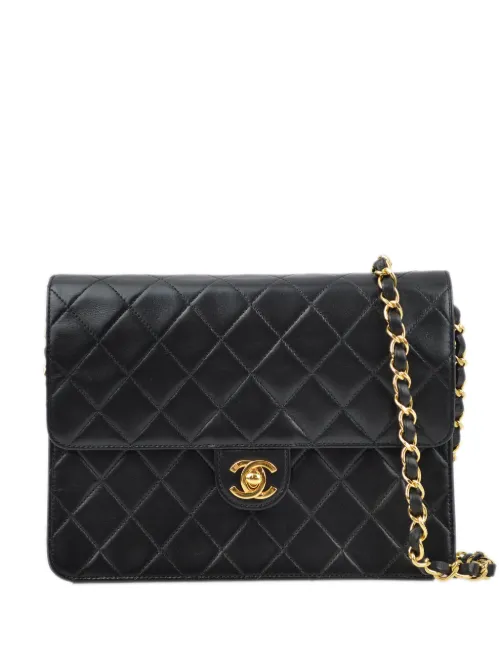Petit sac porté épaule Half Flap (2000) - CHANEL Pre-Owned - Modalova