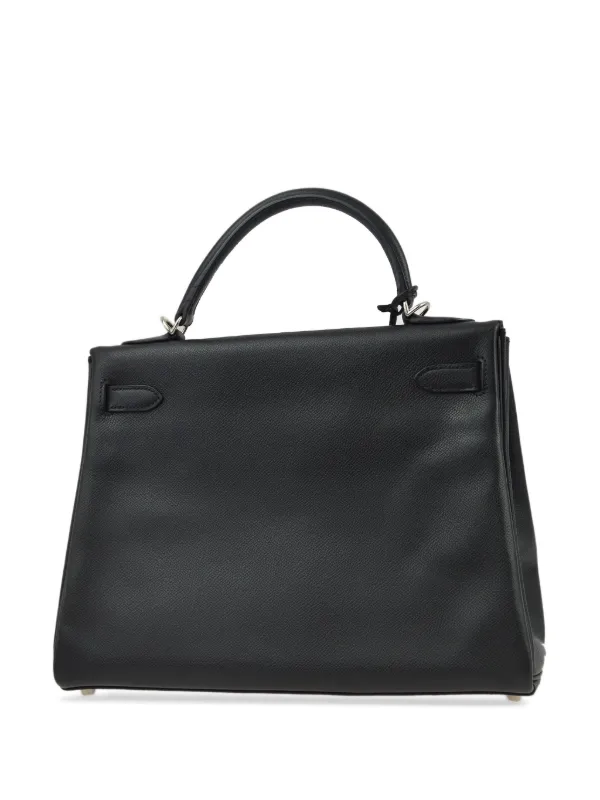 Hermes Pre Owned 2004 pre owned Kelly 32 Handtas Zwart FARFETCH NL