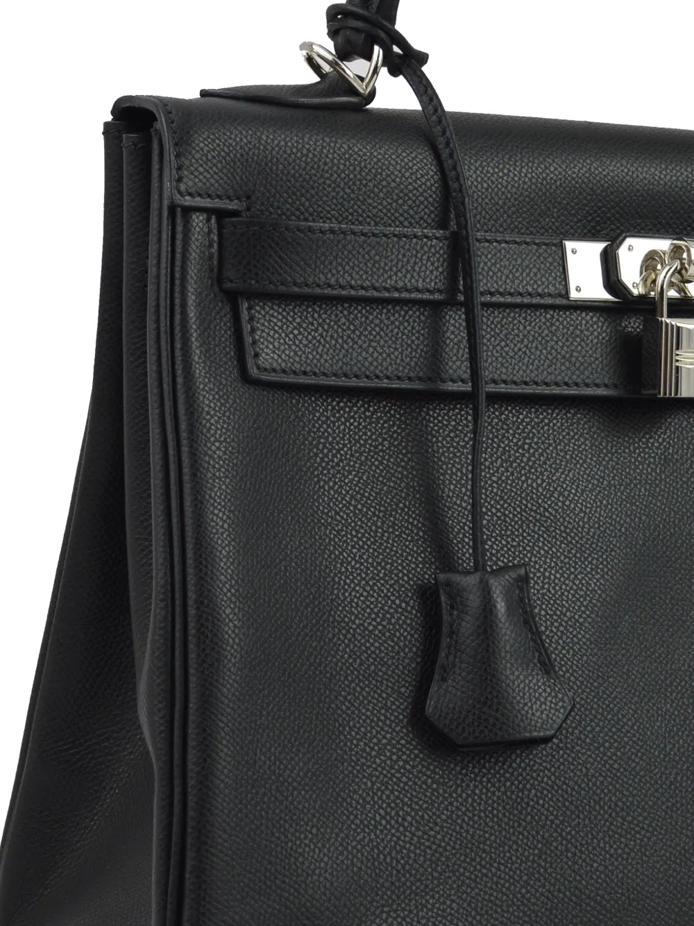 Pre-owned Hermes 2004 Kelly 32 Two-way Handbag In 黑色