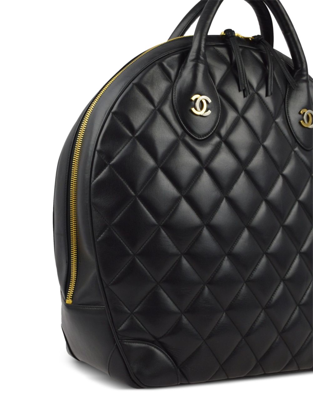 CHANEL 1998 diamond-quilted double CC handbag Women