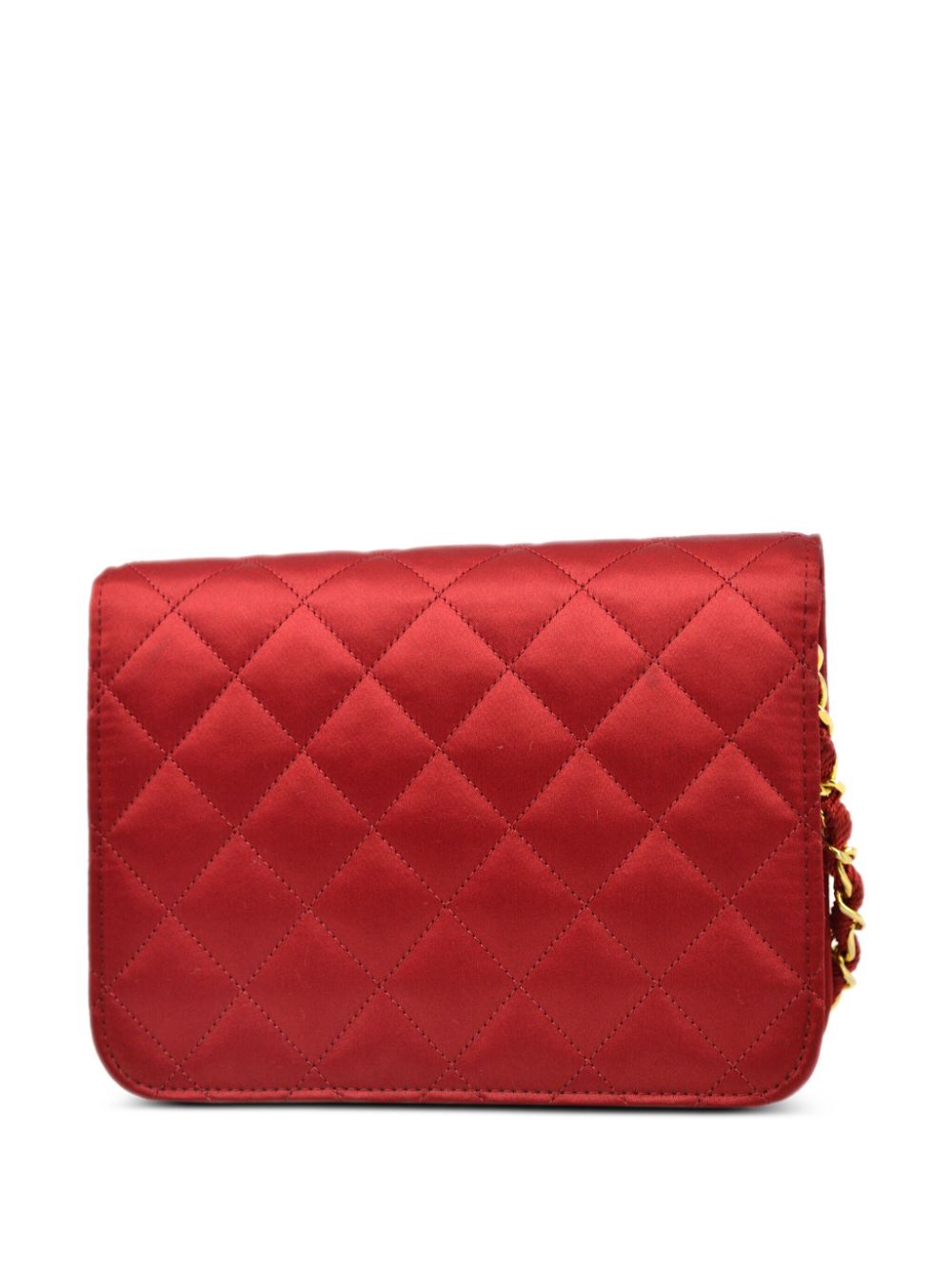 CHANEL Pre-Owned 1985-1990s mini vierkante Classic Flap schoudertas - Rood