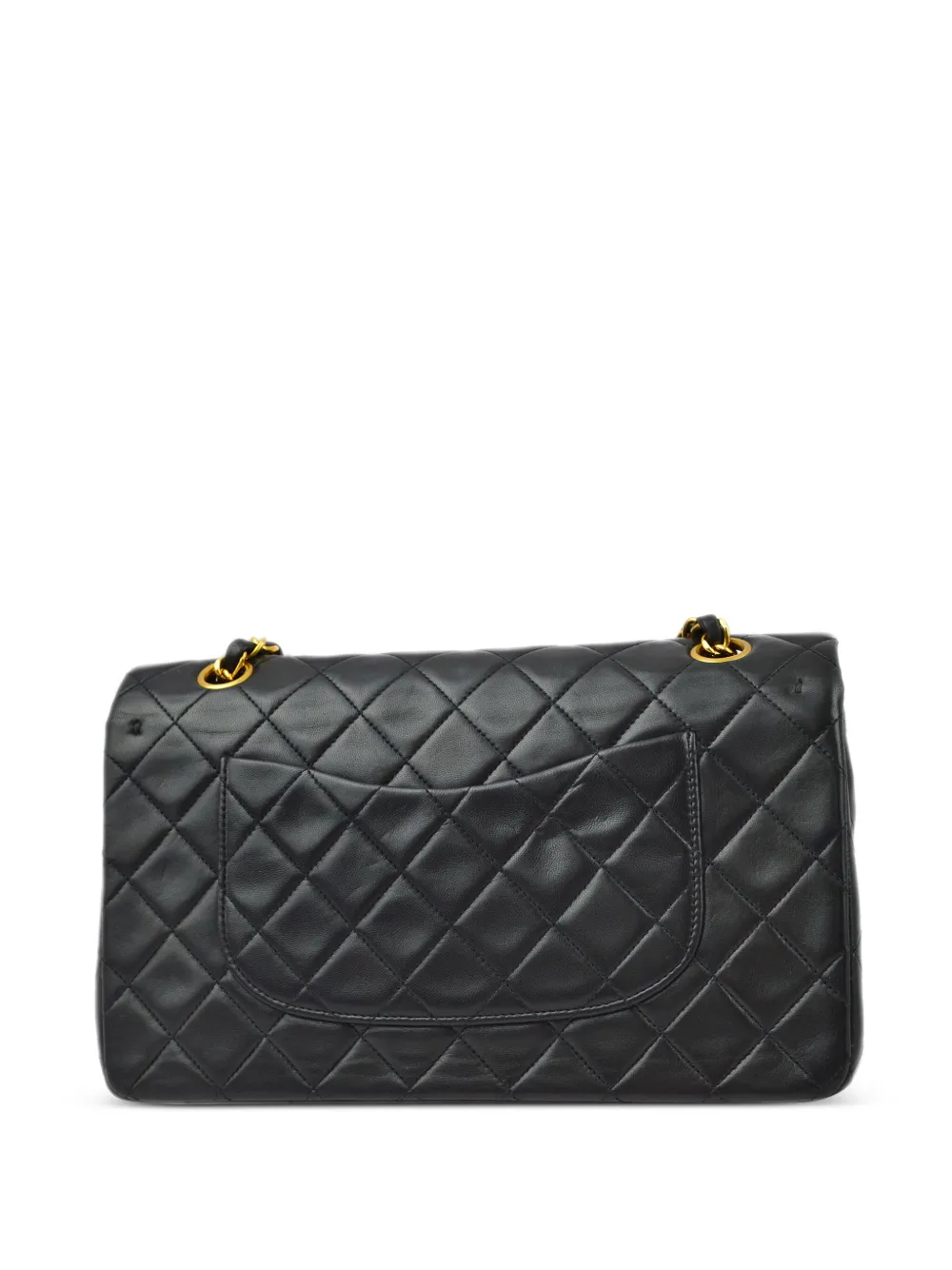 CHANEL Pre-Owned 1995 Double Flap leren schoudertas - Zwart