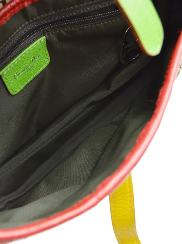 Christian Dior Pre-Owned 2004 ラスタ オブリーク サドル ショルダー